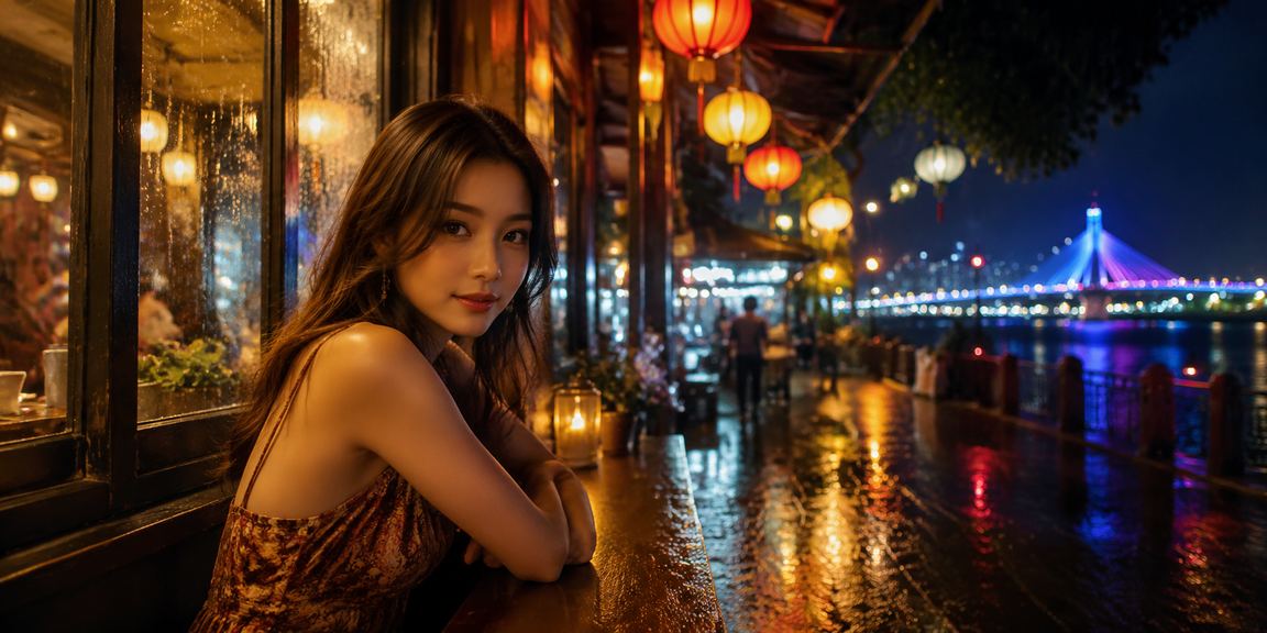 Người dùng Đà Nẵng chơi slot game trên điện thoại bên ly cà phê buổi sáng