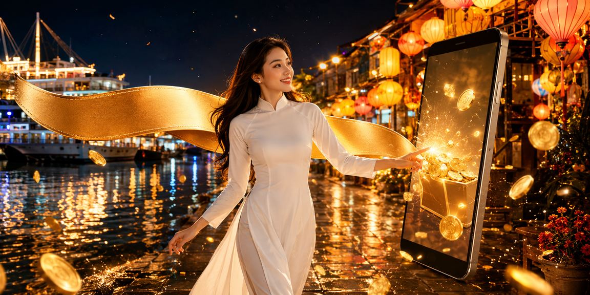 Người chơi Nha Trang trải nghiệm hlx79 với trang phục áo dài