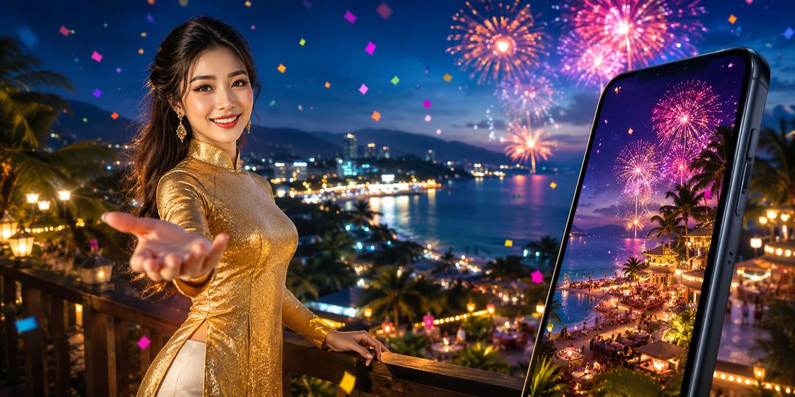 Người phụ nữ Việt Nam mặc áo dài trải nghiệm ứng dụng casino di động giữa khung cảnh Sa Pa